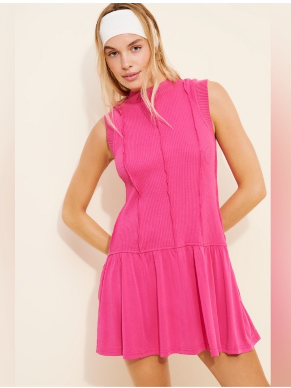NWT Daily‎ Practice Buzzer Beater Sleeveless Mini Dress XL